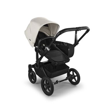 Bugaboo Donkey 5 Mono 2-in-1 stroller black base, midnight black fabrics, misty white sun canopy - view 2