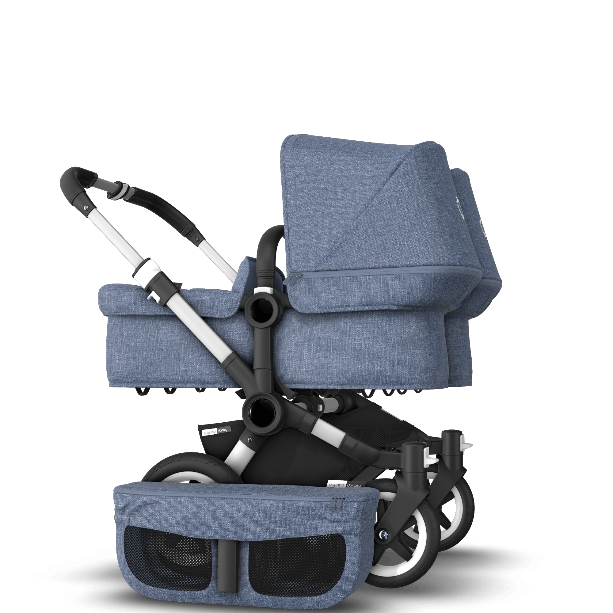bugaboo donkey 2 twin seat and bassinet stroller