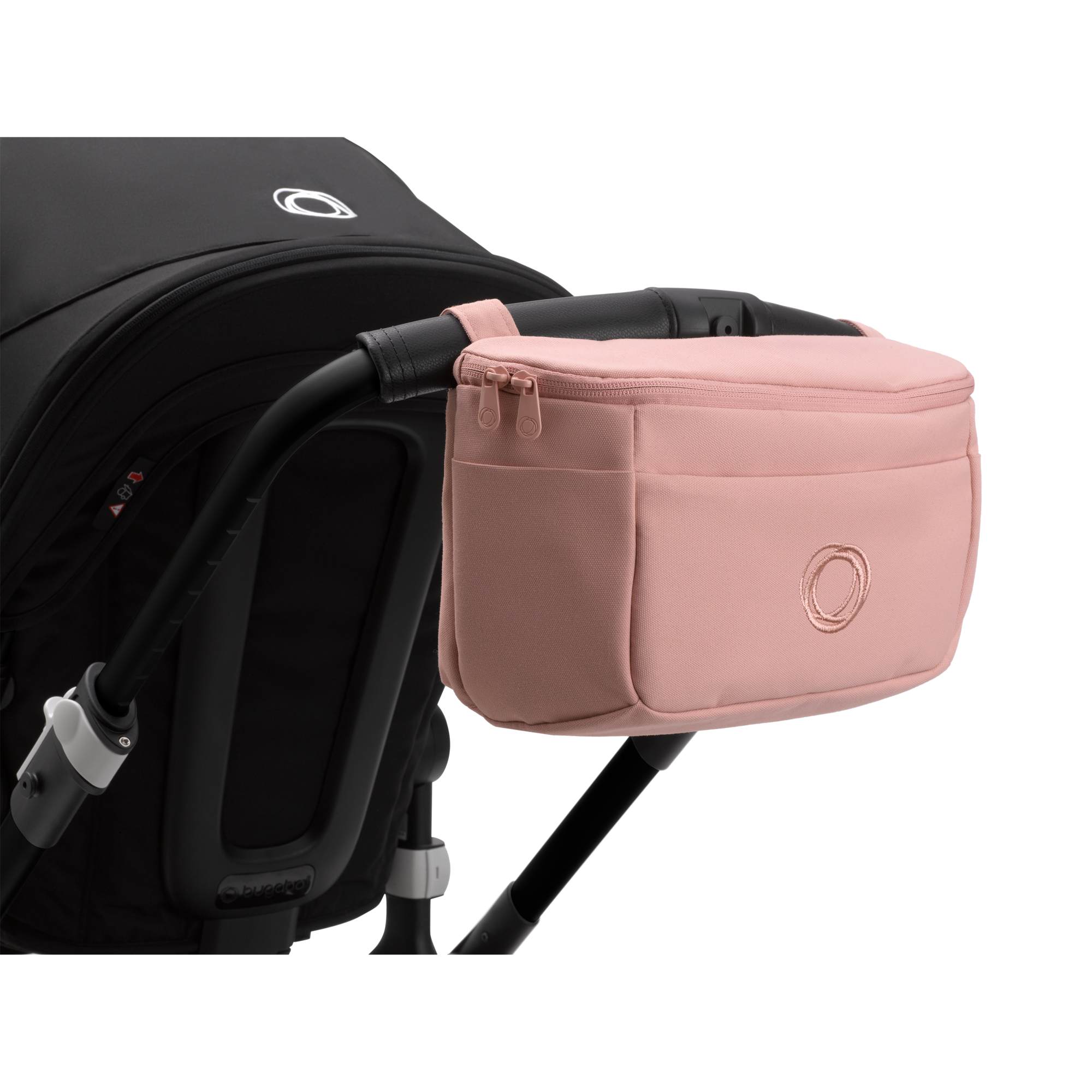 Wickelauflage pink Feed sewlomax bestickt Designer Wechsel Tasche Babywagen 