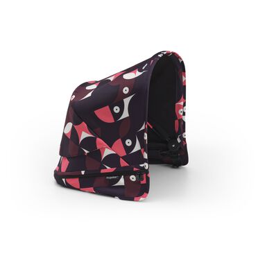 Bugaboo Donkey 5 sun canopy Animal Explorer PINK/ RED