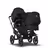 Bugaboo Donkey 3 Duo Black sun canopy, black seat, black chassis - Thumbnail Slide 1 of 6