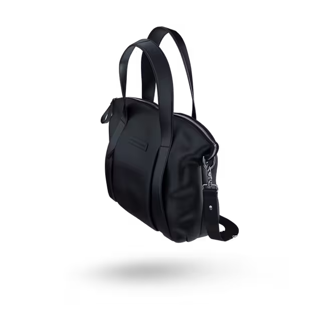 Storksak + Bugaboo leather bag BLACK - Main Image Slide 8 of 8