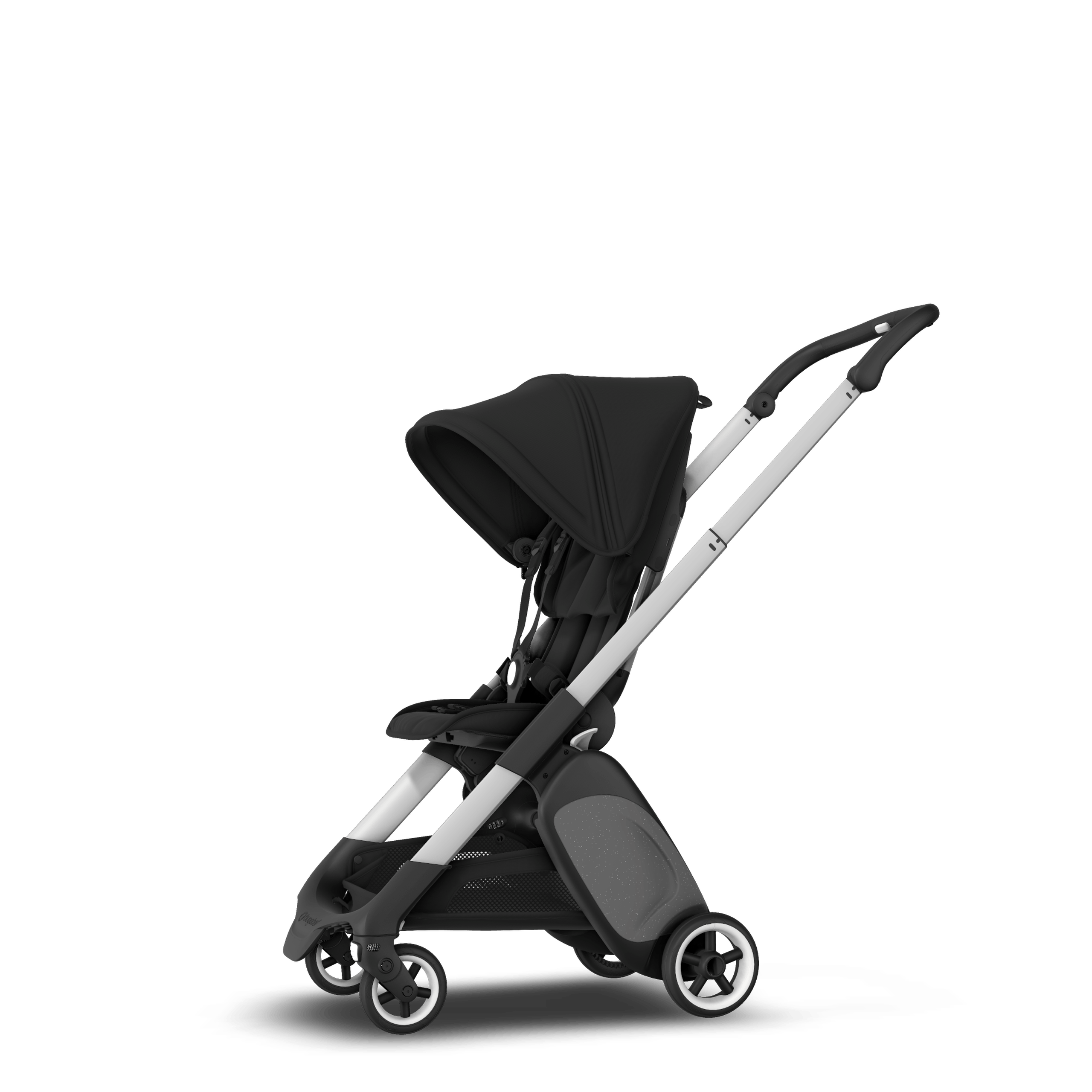 Bugaboo Ant Sit and stand travel stroller black sun canopy, black