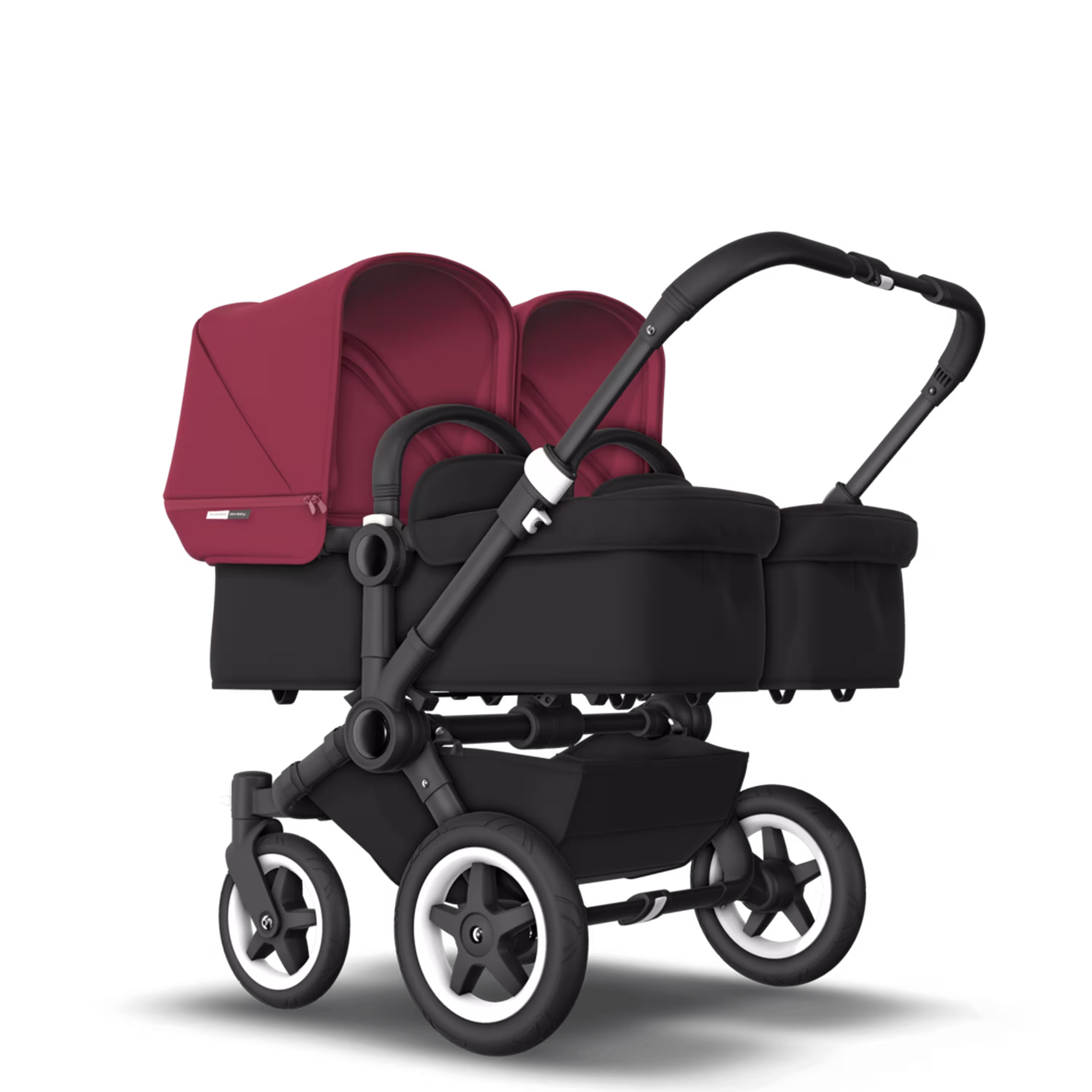 US - D2T stroller bundle black, black, ruby red - Main Modal Image Slide 1 of 2