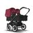 US - D2T stroller bundle black, black, ruby red - Thumbnail Slide 1 of 2