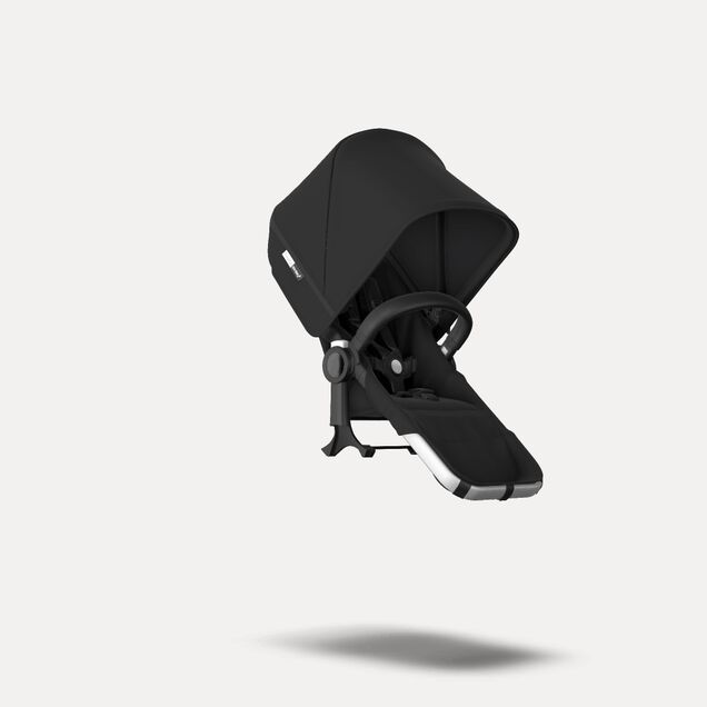 Refurbished Bugaboo Donkey2 duo extension compl ALU/BLACK-BLACK - Main Image Slide 1 of 1