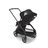 View from behind of the Bugaboo Dragonfly seat stroller, showing the peek-a-boo panel on the sun canopy. - Thumbnail Slide 11 of 16