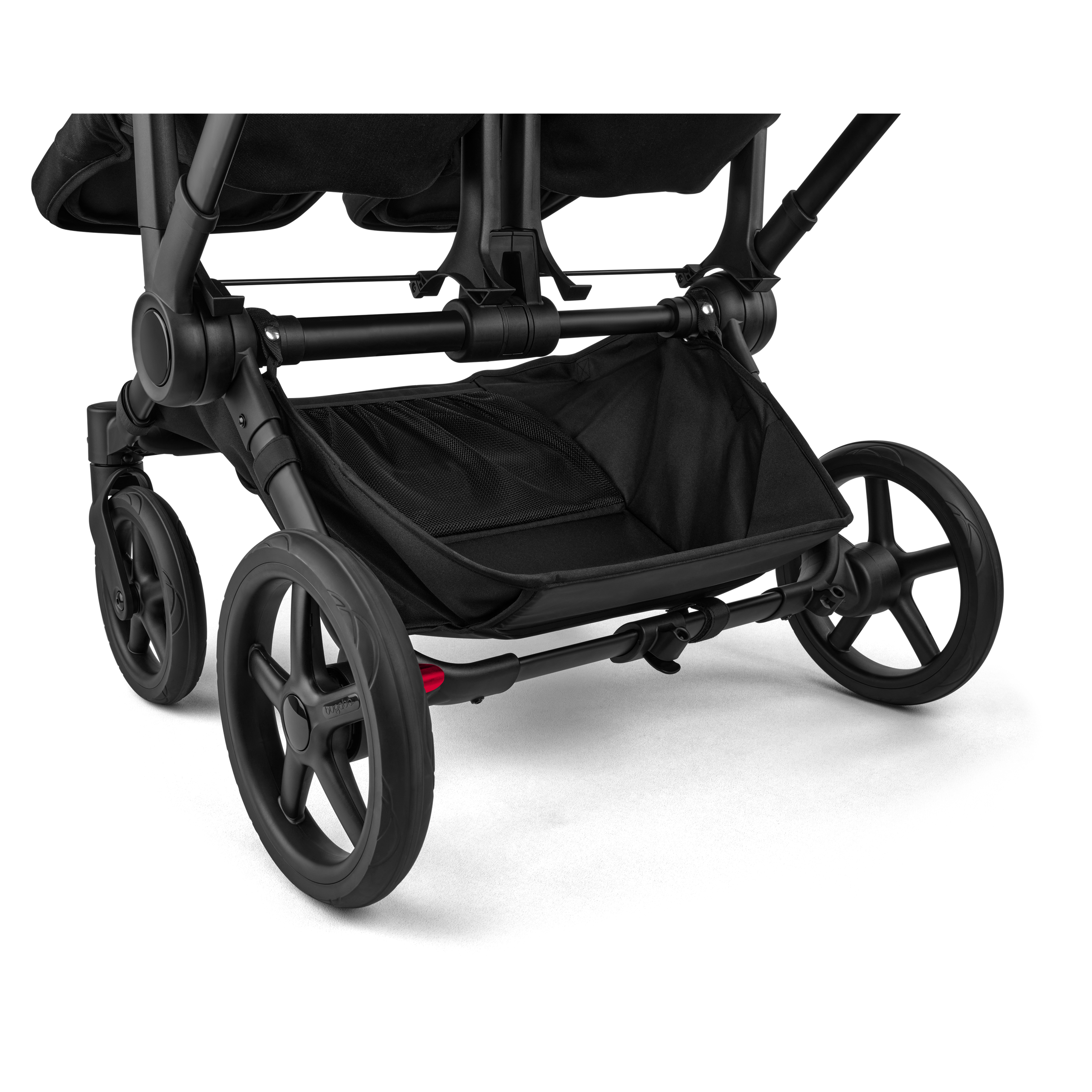 Bugaboo Donkey 6 twin pram black base, fern green fabrics, fern green sun canopy - Thumbnail Slide 5 of 9