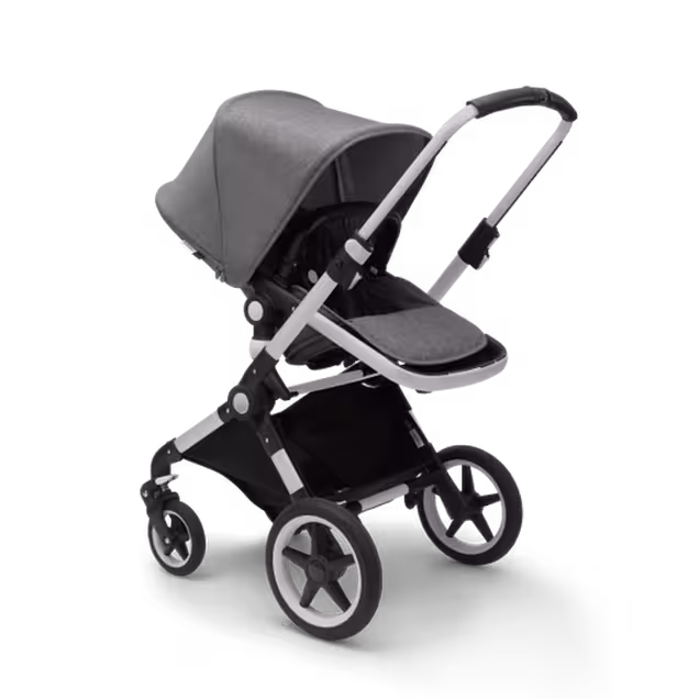 Lynx Grey Melange Sun Canopy, Grey Melange Fabrics, Aluminium Chassis - Main Image Slide 1 of 5