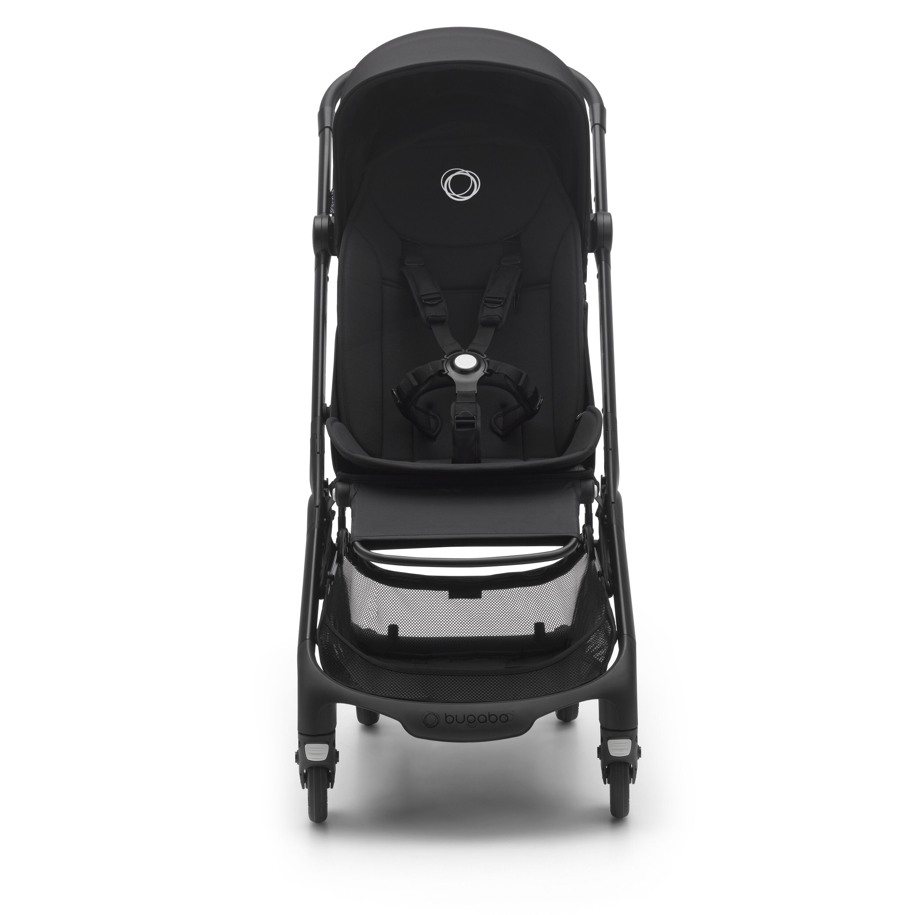 Bugaboo Butterfly seat stroller Midnight black sun canopy, midnight black  fabrics, black chassis