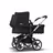 Bugaboo Donkey 3 Twin travel system black sun canopy, black fabrics, aluminium base - Thumbnail Slide 9 of 15