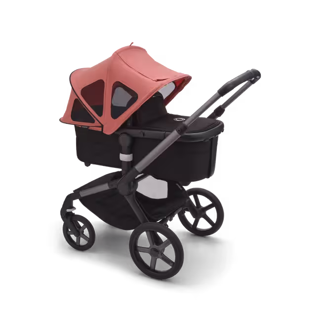 Bugaboo Fox/Cameleon3/Lynx breezy sun canopy v2 SUNRISE RED - Main Image Slide 4 of 7