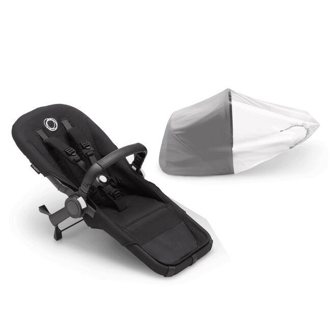 PP Bugaboo Donkey 5 Duo extension set MIDNIGHT BLACK - Main Image Slide 1 of 1