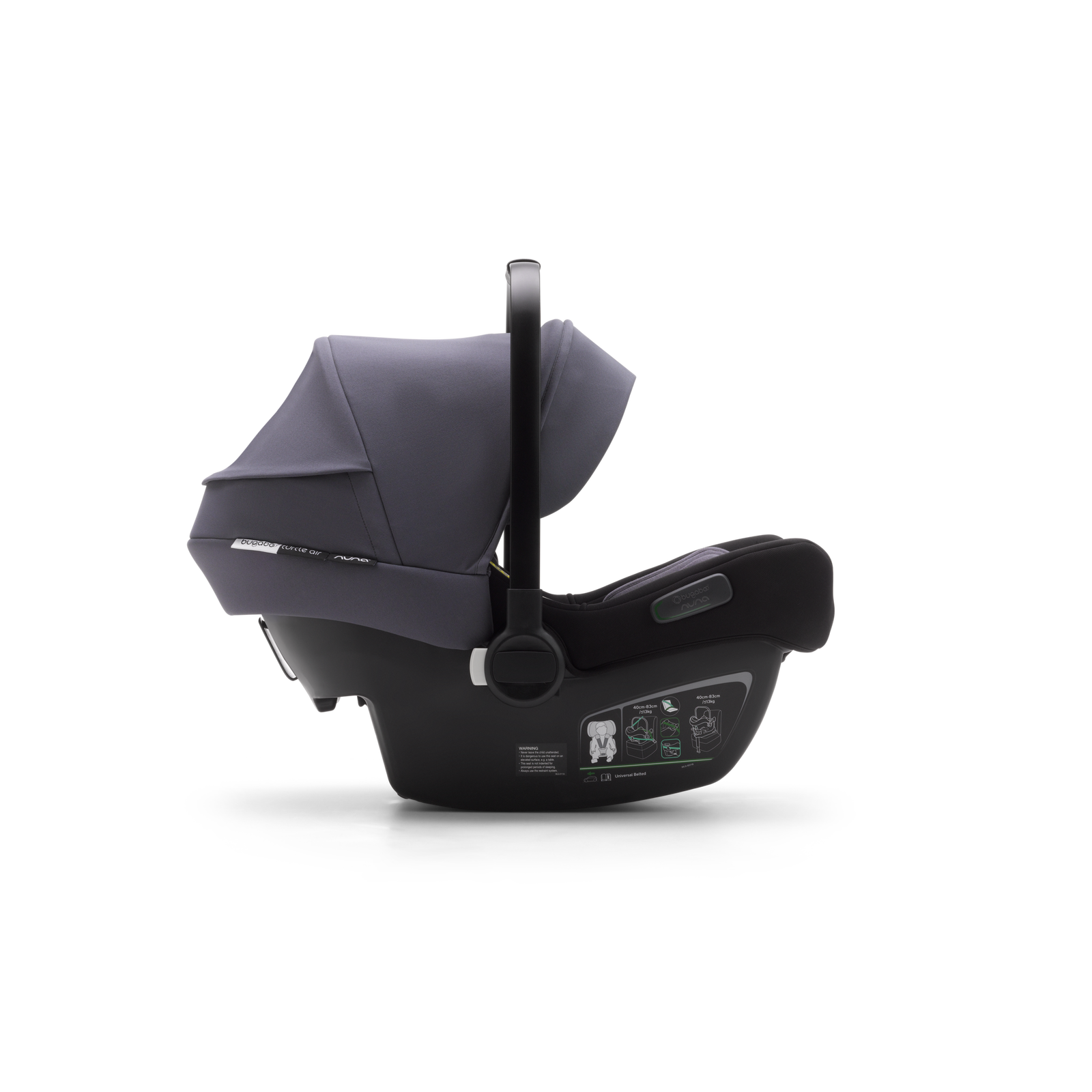 Bugaboo Fox 2 travel system Steel blue sun canopy, steel blue fabrics