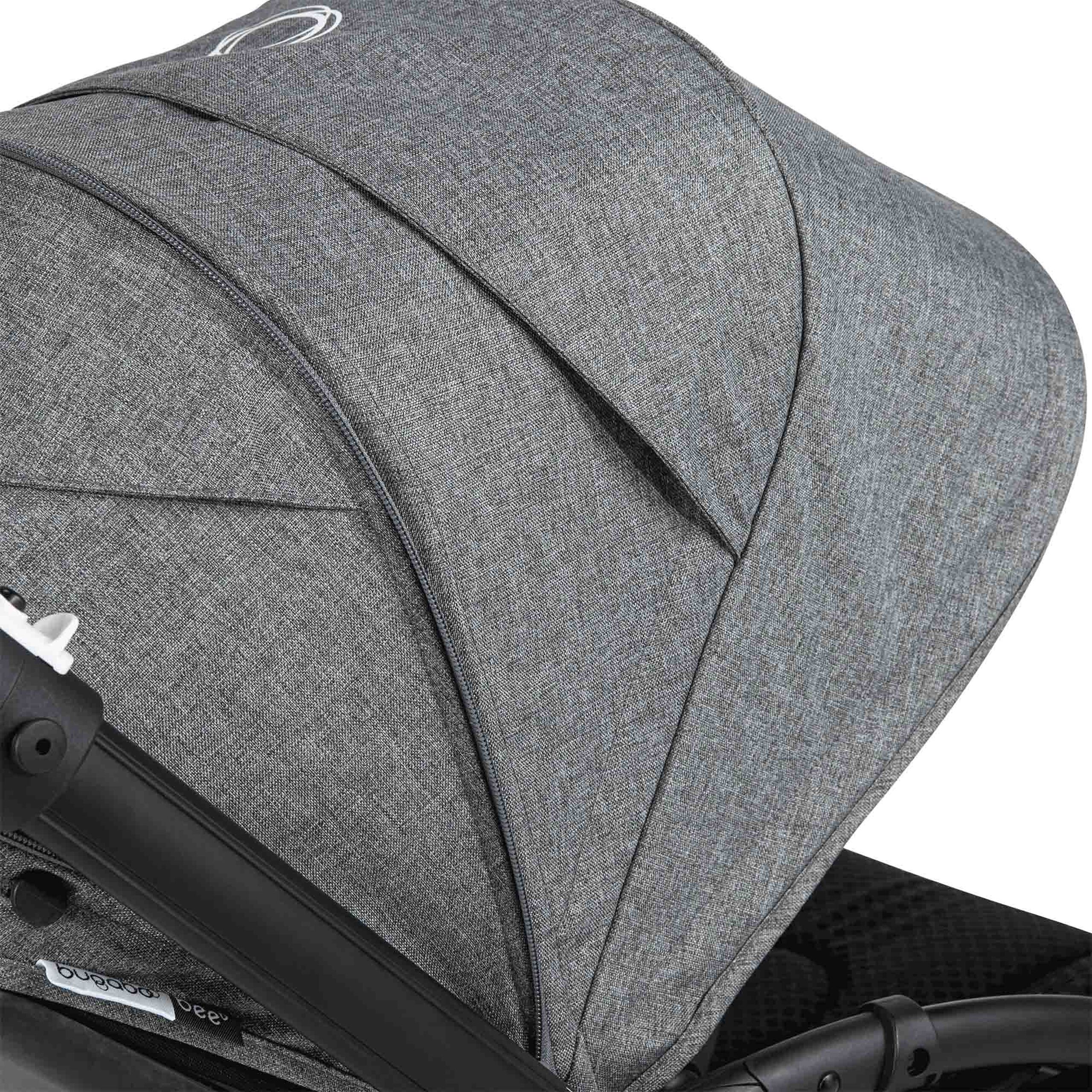 Refurbished Bugaboo Bee6 sun canopy GREY MELANGE - Thumbnail Slide 8 of 23