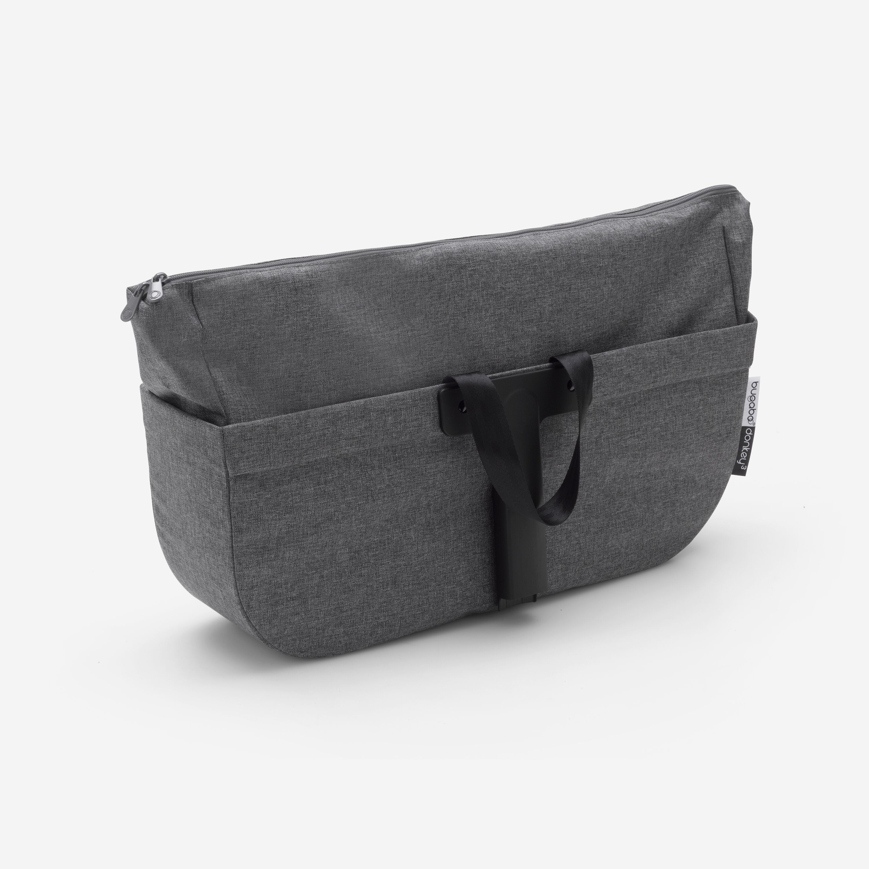 Bugaboo Donkey 3 side luggage basket | GREY MELANGE - Main Modal Image Slide 1 of 3