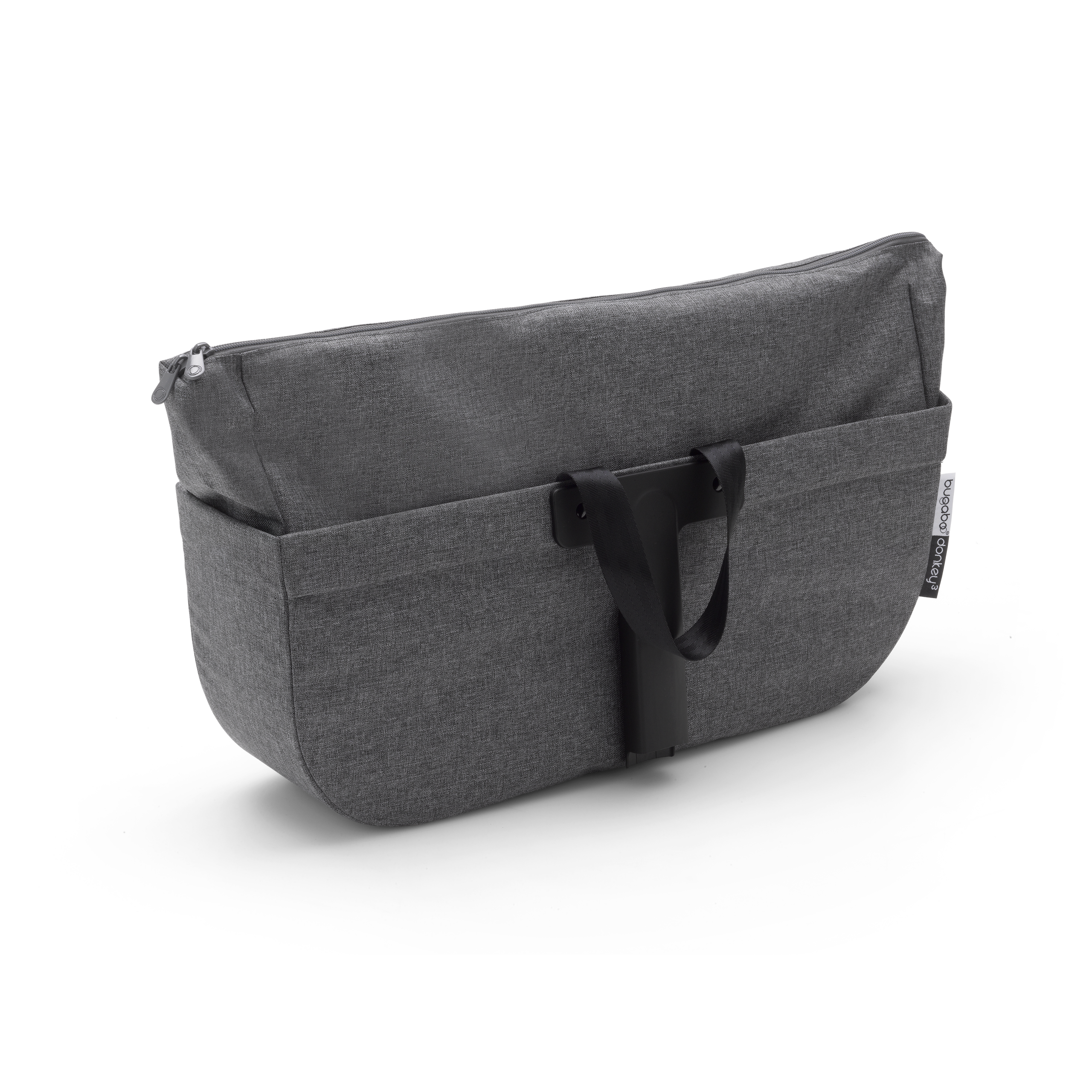 Bugaboo Donkey 3 side luggage basket | GREY MELANGE - Thumbnail Slide 1 of 3