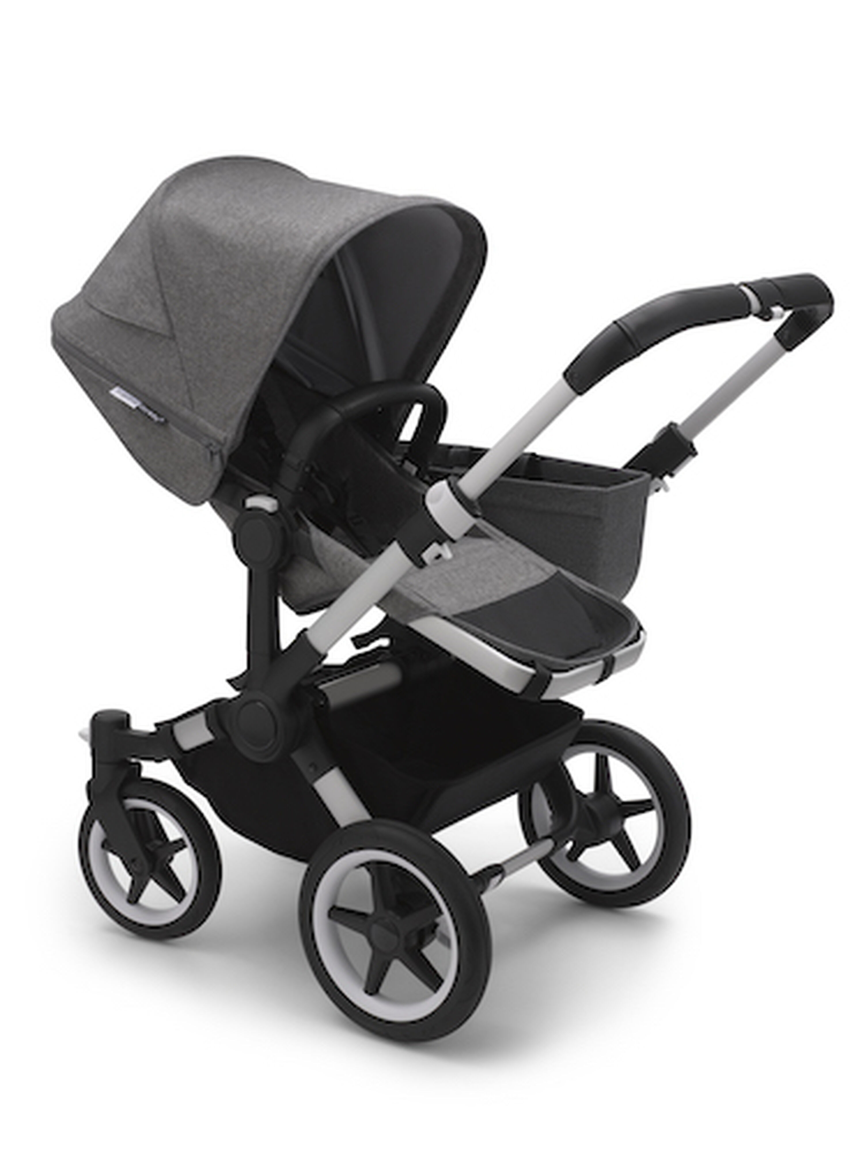 Refurbished Bugaboo Donkey3 mono complete ALU/GREY MELANGE-GREY MELANGE - Main Modal Image Slide 4 of 4