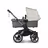 Bugaboo Donkey 5 twin stroller graphite base, grey mélange fabrics, misty white sun canopy - Thumbnail Slide 2 of 12