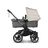 Bugaboo Donkey 5 twin stroller graphite base, grey mélange fabrics, misty white sun canopy - Thumbnail Slide 2 of 12