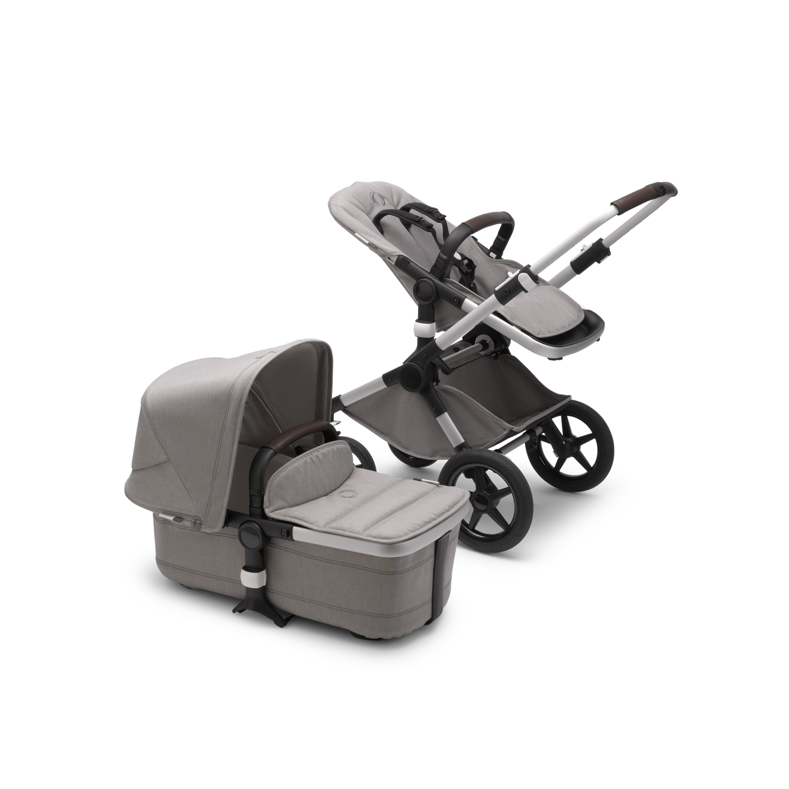 Bugaboo Fox 2 Mineral complete | ALU/LIGHT GREY - Thumbnail Slide 3 van 4