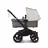Bugaboo Donkey 5 twin stroller black base, grey mélange fabrics, misty white sun canopy - Thumbnail Slide 2 of 12