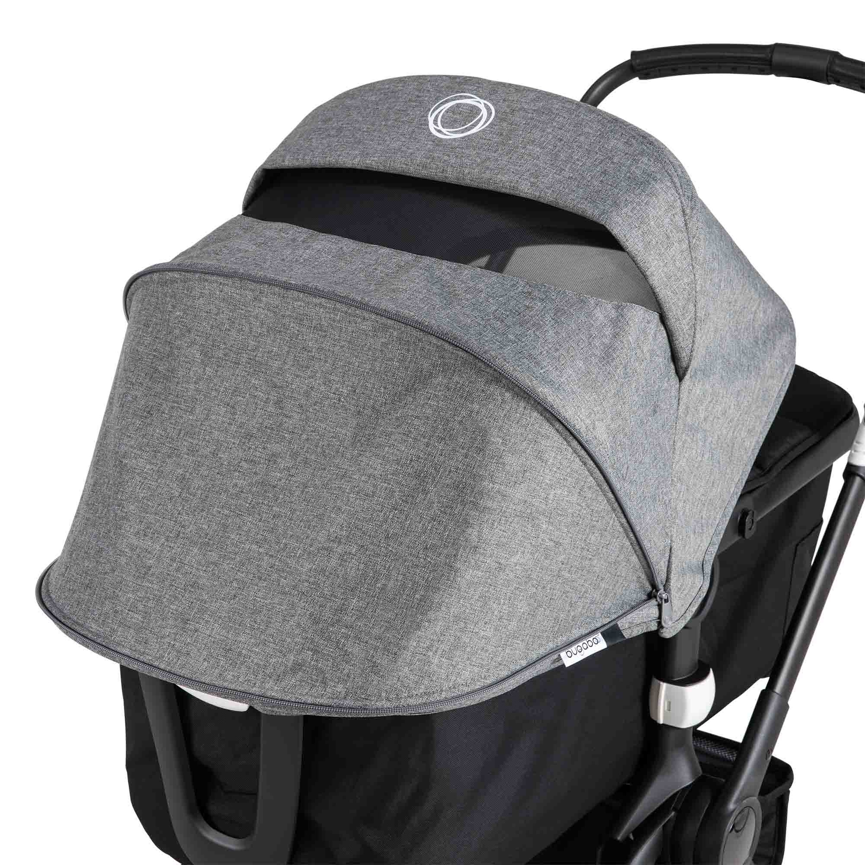 Refurbished Bugaboo Fox 3/Lynx sun canopy GREY MELANGE (NR) - Main Modal Image Slide 14 of 21