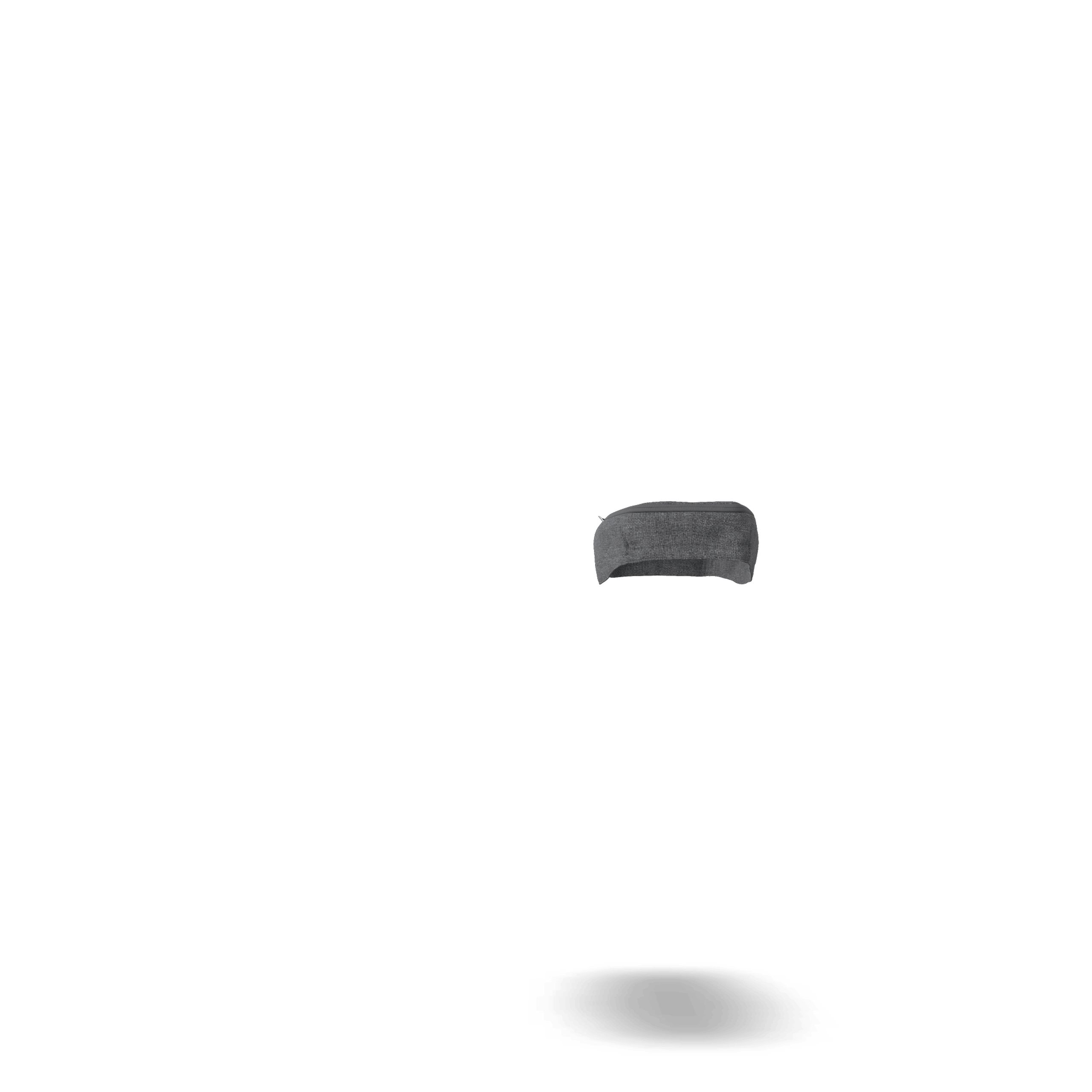 Bugaboo Donkey2 side luggage basket cover GREY MELANGE - Thumbnail Slide 3 of 6