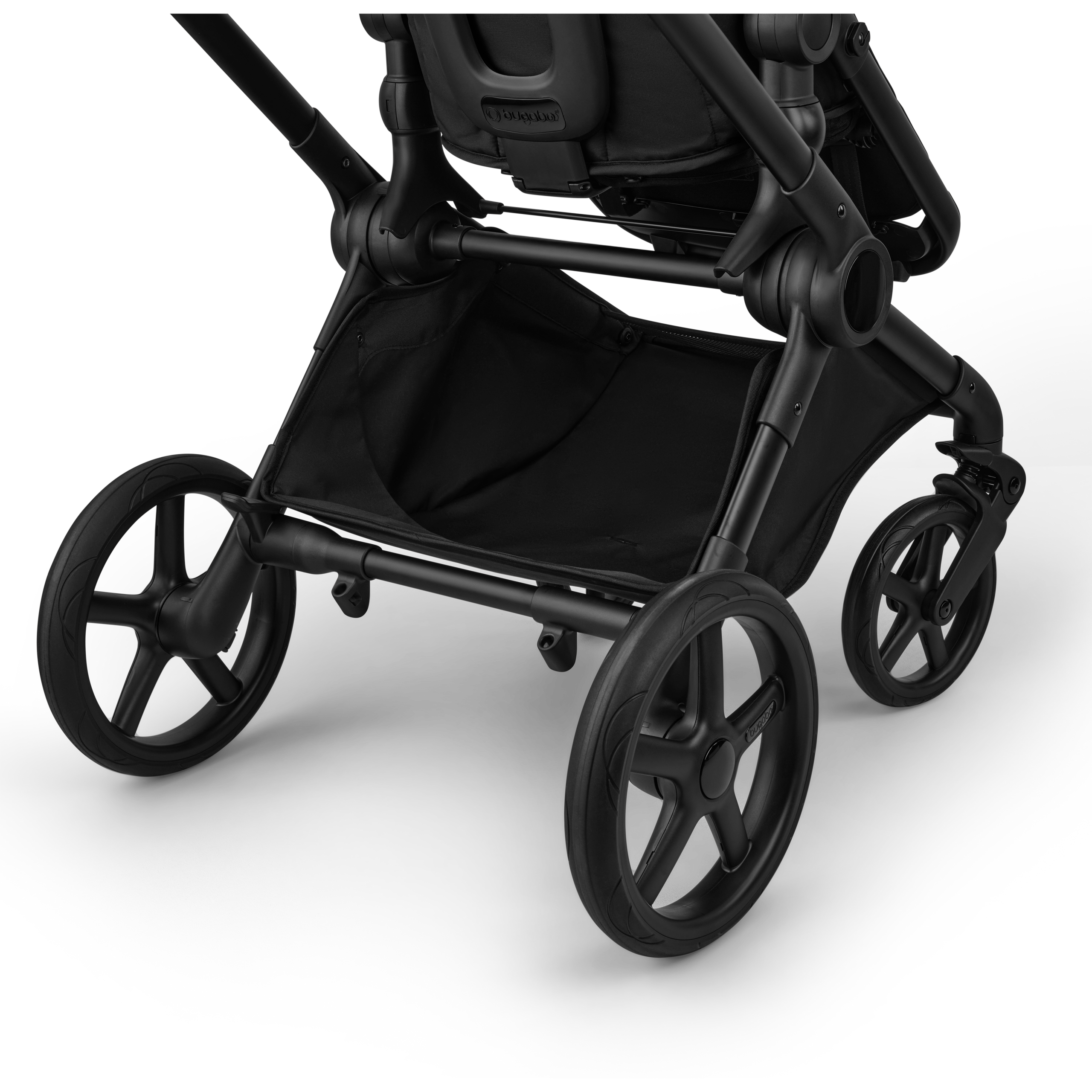 Bugaboo Cub 2-in-1 pushchair black base, forest green fabrics, forest green sun canopy - Thumbnail Slide 5 of 12