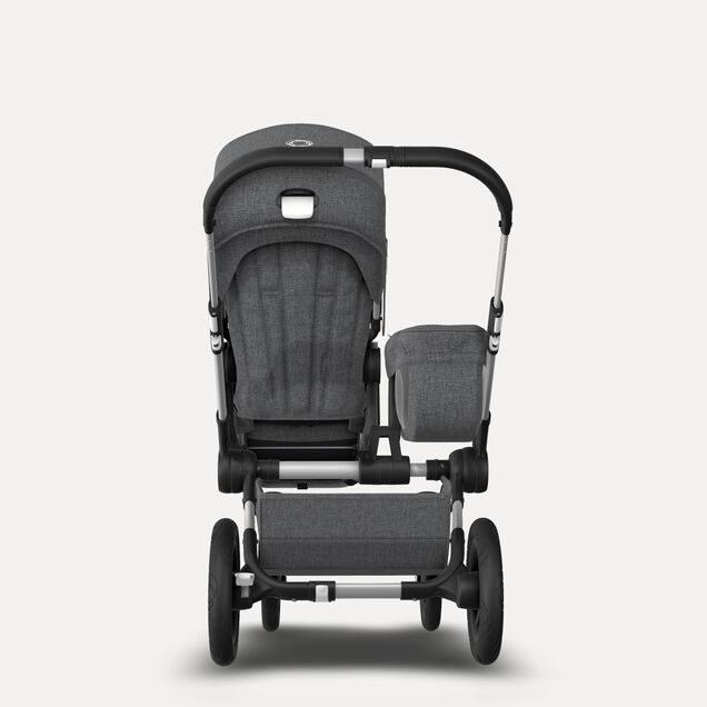 Refurbished Bugaboo Donkey2 Classic mono complete US ALU/GREY MELANGE - Main Image Slide 3 of 7
