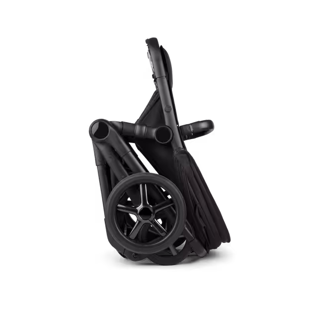 폴딩된 블랙 문라이트 컬러 버전의 부가부 폭스 5 느와르 리미티드 에디션 스트롤러  - Main Image Slide 10 of 15