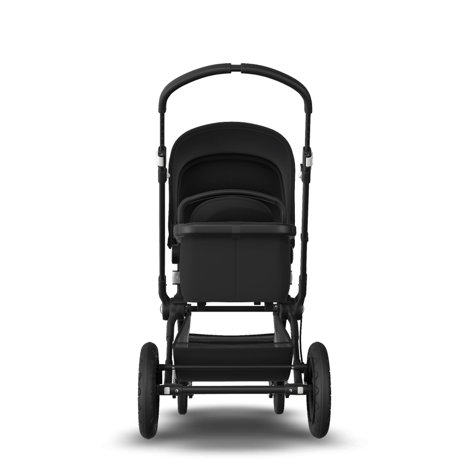 Bugaboo Cameleon 3 Plus seat and carrycot pushchair Black sun canopy, black  fabrics, black chassis | Bugaboo