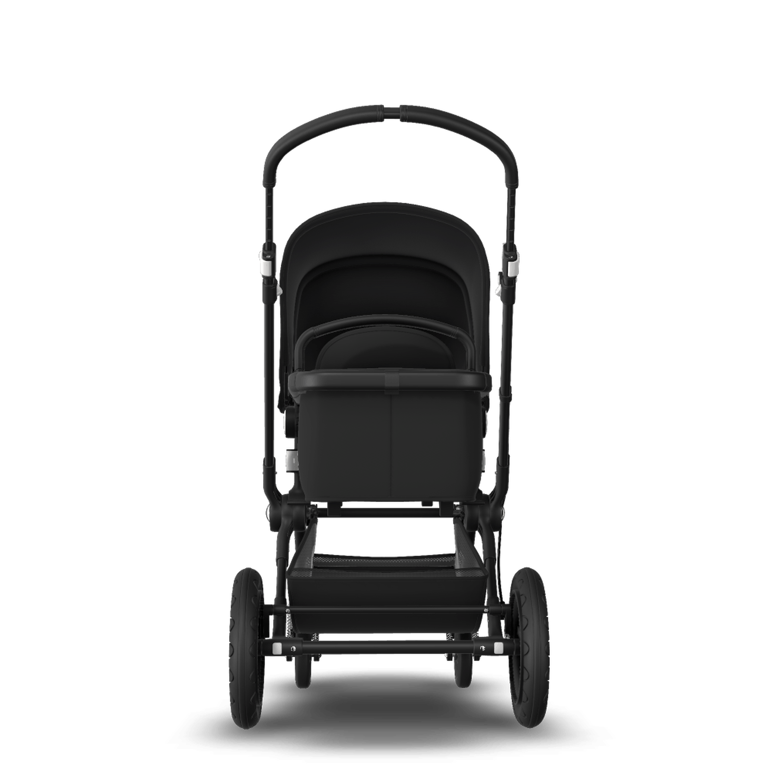 Bugaboo Cameleon 3 Plus seat and carrycot pushchair black sun canopy, black fabrics, black base - Thumbnail Slide 3 of 8