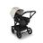 Bugaboo Donkey 5 Mono 2-in-1 stroller black base, midnight black fabrics, misty white sun canopy - Thumbnail Slide 2 of 12