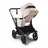 Bugaboo Donkey 5 Mono 2-in-1 stroller black base, desert taupe fabrics, desert taupe sun canopy - Thumbnail Slide 4 of 13