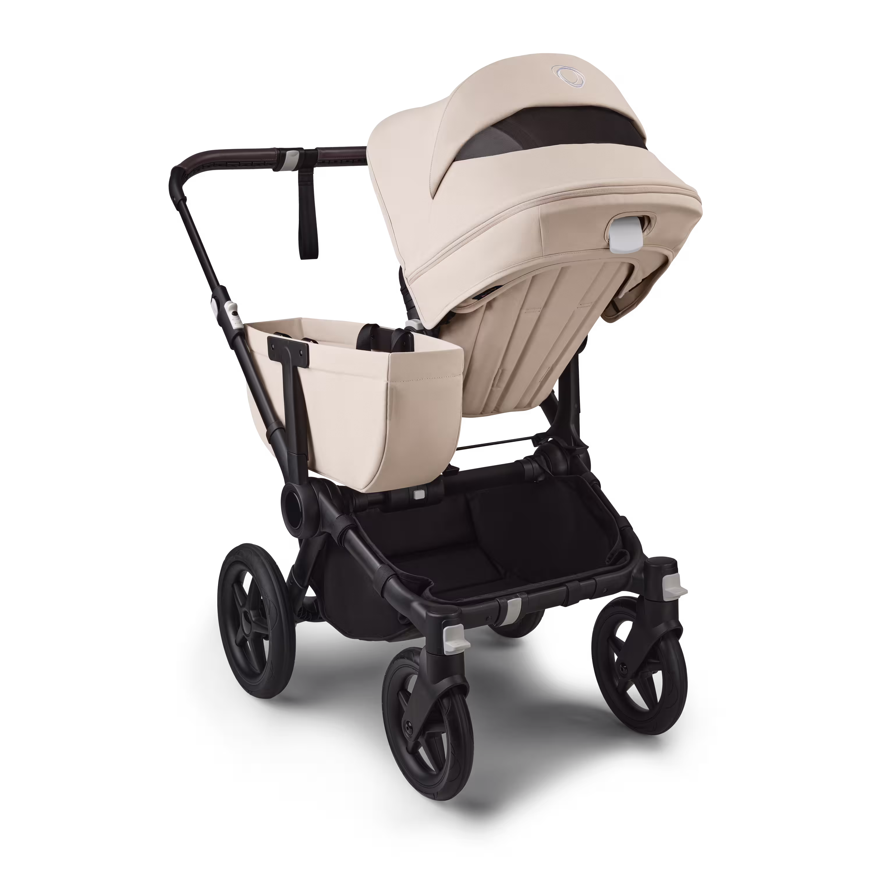 Bugaboo Donkey 5 Mono 2-in-1 stroller black base, desert taupe fabrics, desert taupe sun canopy - Main Modal Image Slide 4 of 13