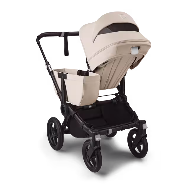 Bugaboo Donkey 5 Mono 2-in-1 stroller black base, desert taupe fabrics, desert taupe sun canopy - Main Image Slide 4 of 13