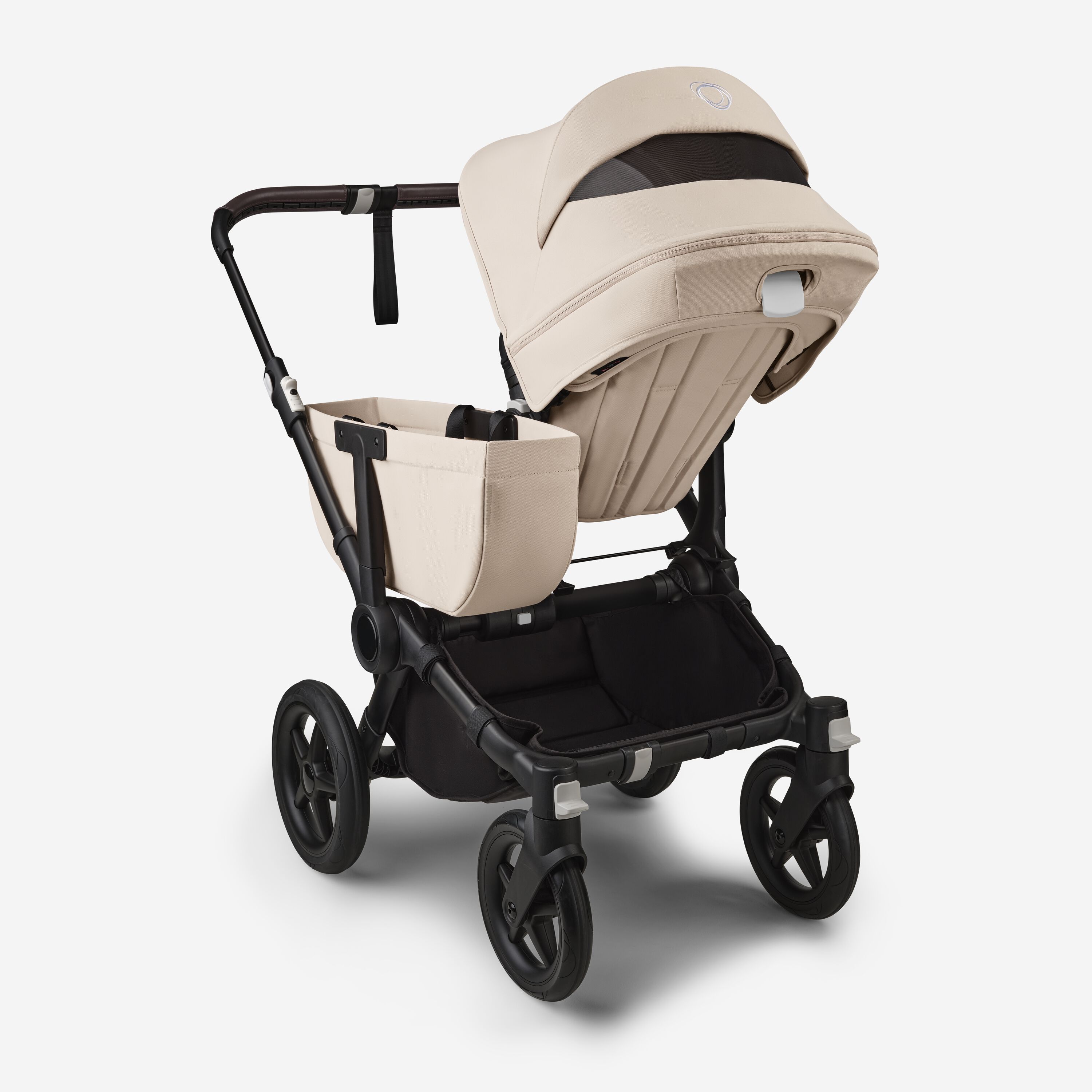 Bugaboo Donkey 5 Mono 2-in-1 stroller black base, desert taupe fabrics, desert taupe sun canopy - Main Modal Image Slide 4 of 12