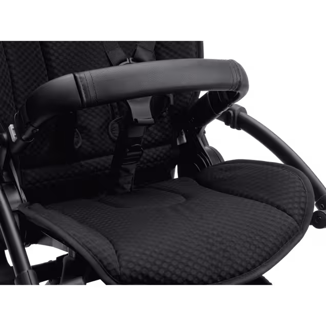 US - B6 bassinet stroller bundle black, black, lemon yellow - Main Image Slide 4 of 15