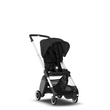 Bugaboo Ant seat stroller black sun canopy, black fabrics, aluminium base