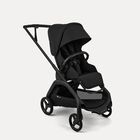 Bugaboo Dragonfly Plus seat stroller black base, heritage black fabrics, heritage black sun canopy