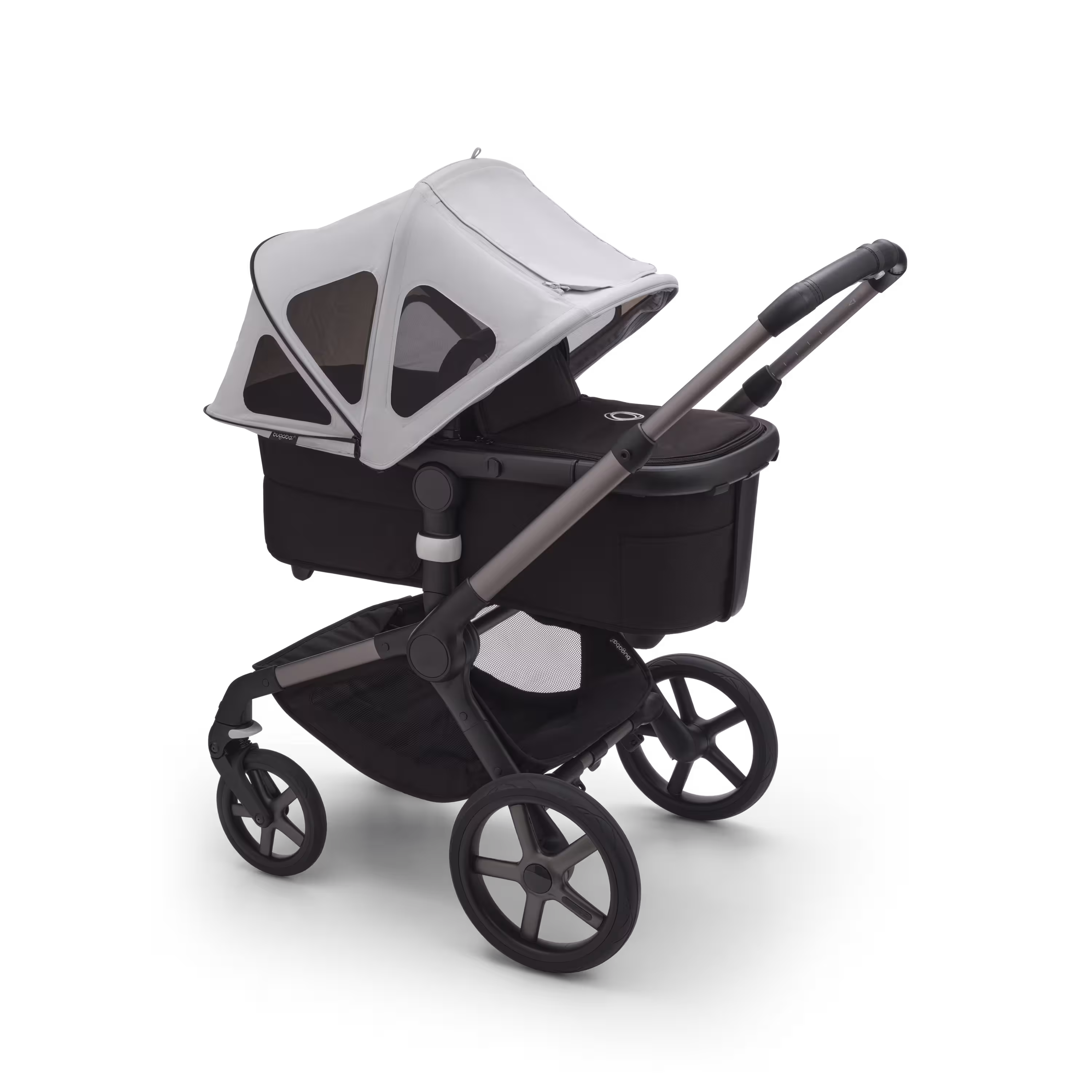 Bugaboo Fox/Cameleon3/Lynx breezy sun canopy v2 MISTY GREY - Main Modal Image Slide 4 of 4