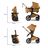 Folded dimensions of the Bugaboo Fox 5 Noir Limited Edition Amber Glow: With the bassinet: 90 x 35 cm. With seat: 90 x 55 cm. - Thumbnail Slide 11 of 15