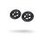 Bugaboo Cameleon3 6inch front wheels replacement set (foam) - Thumbnail Slide 1 of 2