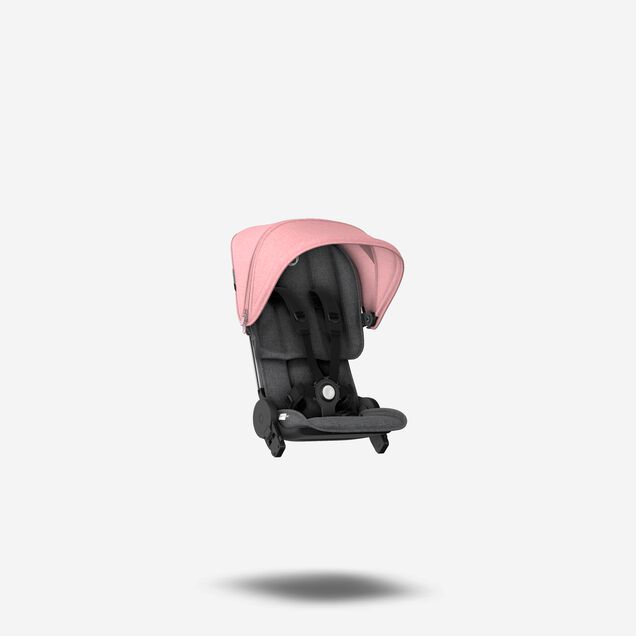Refurbished Bugaboo Ant style set complete GREY MELANGE-PINK MELANGE - Main Image Slide 1 of 7