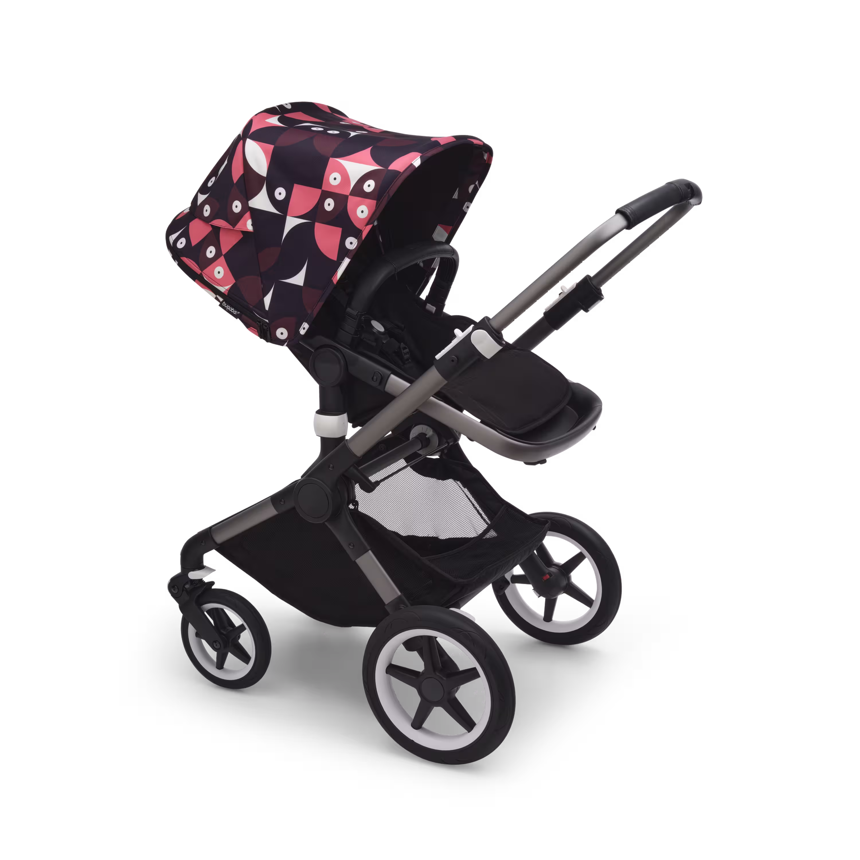 Refurbished Bugaboo Fox 3 sun canopy Animal Explorer PINK/RED - Main Modal Image Slide 5 of 5