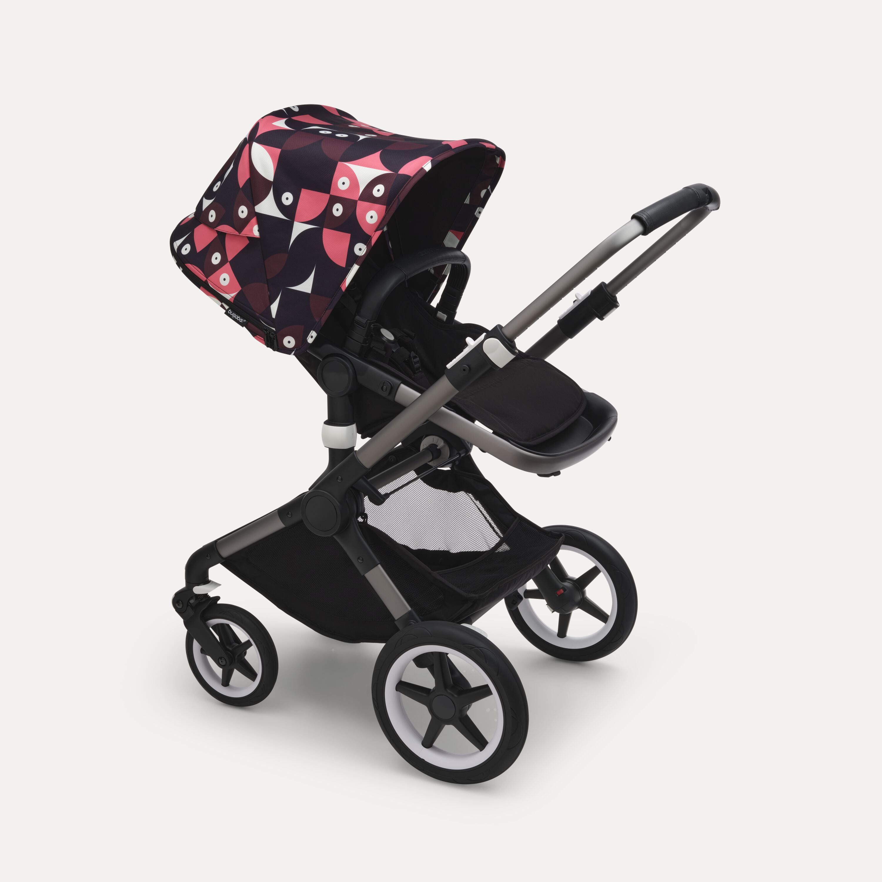 Refurbished Bugaboo Fox 3 sun canopy Animal Explorer PINK/RED - Main Modal Image Slide 5 of 5