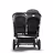 Bugaboo Donkey 3 Duo seat and bassinet stroller grey melange sun canopy, black fabrics, black base - Thumbnail Slide 3 of 5