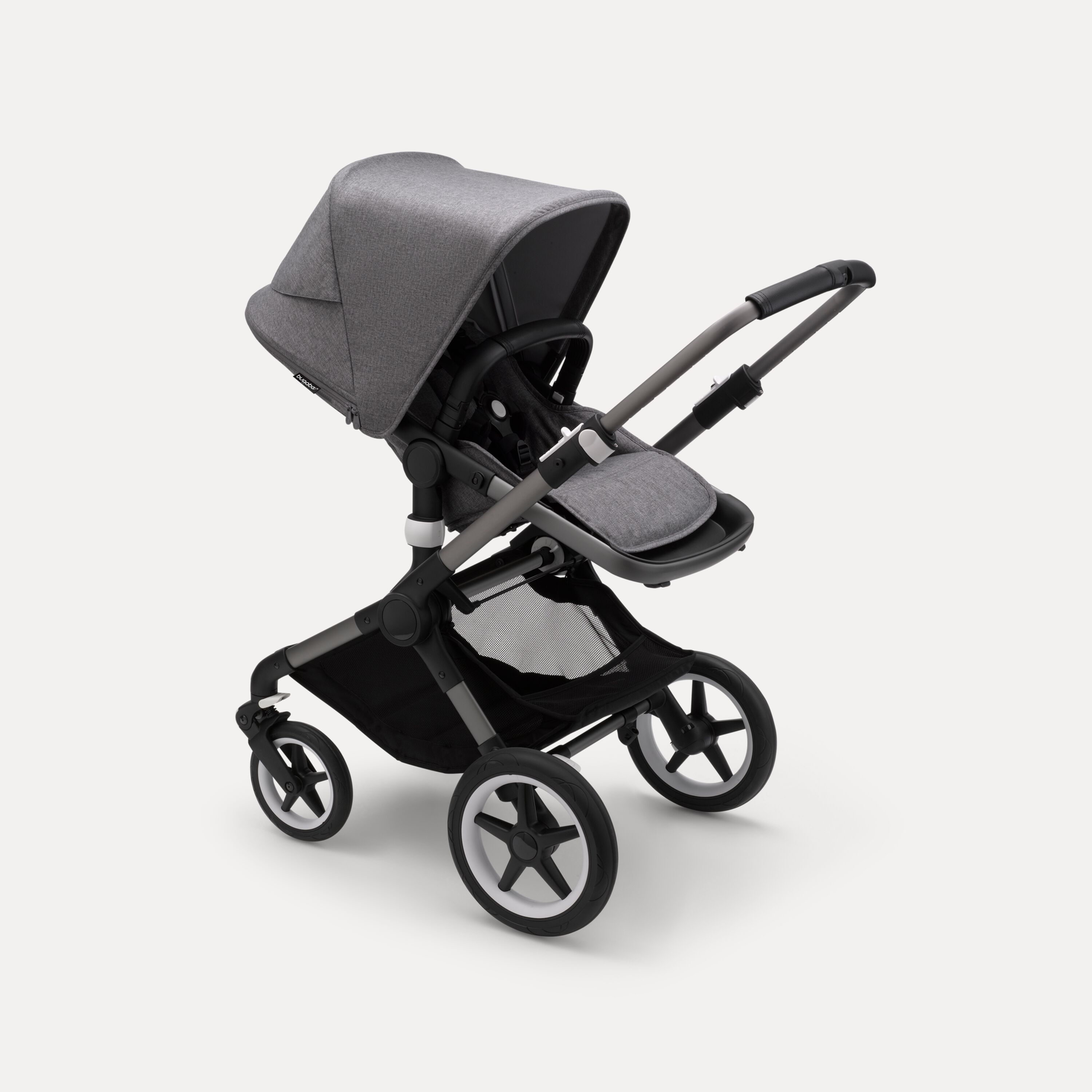 Refurbished Bugaboo Fox 3 complete GRAPHITE/GREY MELANGE-GREY MELANGE - Main Modal Image Slide 3 of 5