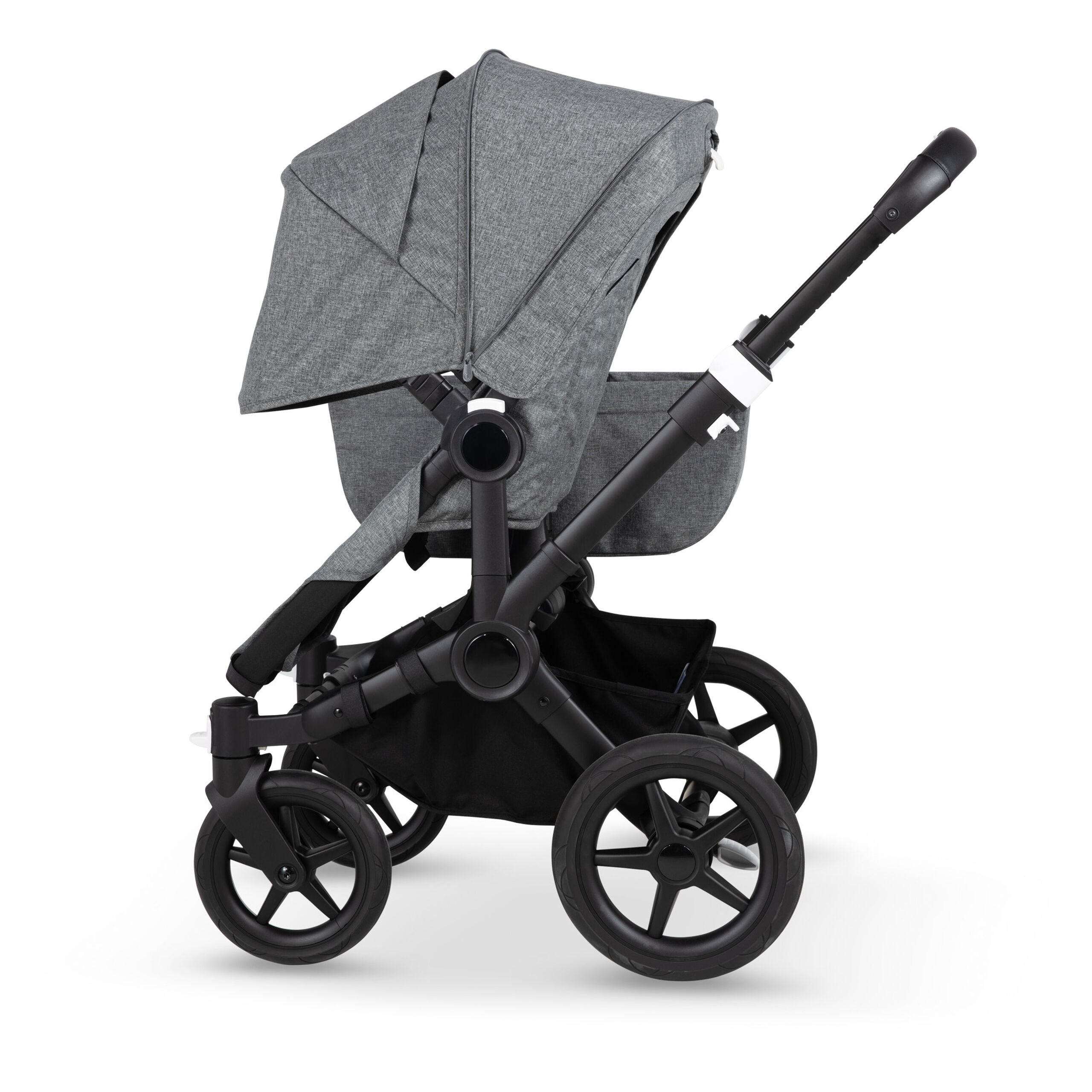 Bugaboo Donkey3 sun canopy GREY MELANGE - Thumbnail Slide 5 of 22